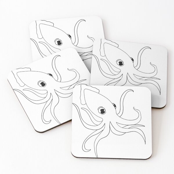 Item preview, Squid Outline designed and sold by Siv3.