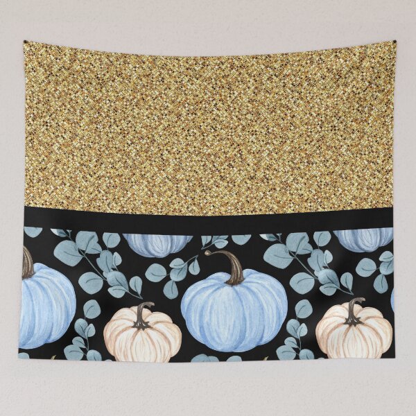 Item preview, Pumpkin Black With Glitter (Gold) designed and sold by SimplyMe-Plus.