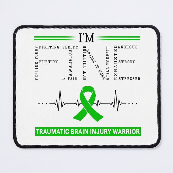 Item preview, I'm Fine Traumatic Brain Injury Warrior Support Traumatic Brain Injury Awareness Gifts designed and sold by rechardtee.