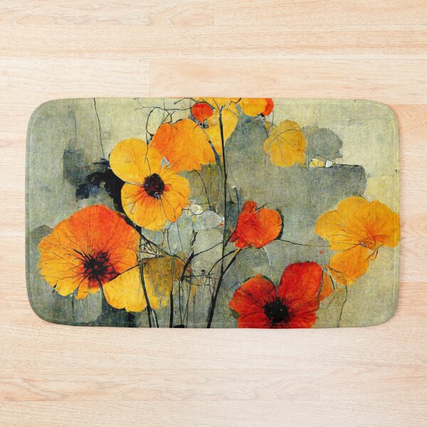 Item preview,  Yellow flowers in an aquarelle painting designed and sold by AmazinfArt.