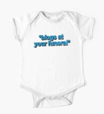 blogs at ur funeral One Piece - Short Sleeve