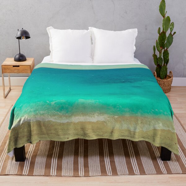 Item preview, Blue Ocean Summer Beach Foamy Waves designed and sold by MyArt23.