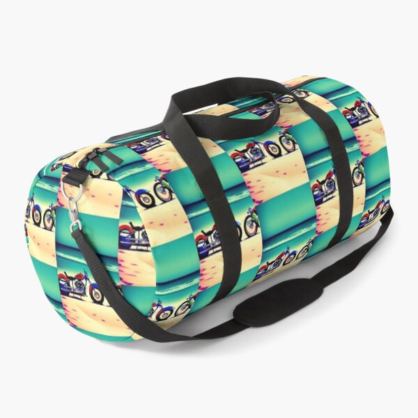 Item preview, COOL MOTORCYCLES ON THE BEACH RETRO STYLE designed and sold by sailorsam1805.