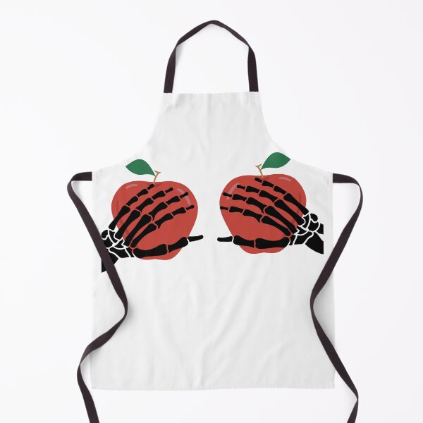 Item preview, Skeleton Hands Holding Apple On Chest Print For Women T-Shirts designed and sold by bfadul.