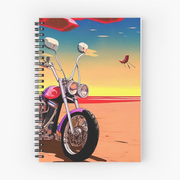 Item preview, COOL MOTORCYCLE 9ON THE BEACH RETRO STYLE designed and sold by sailorsam1805.