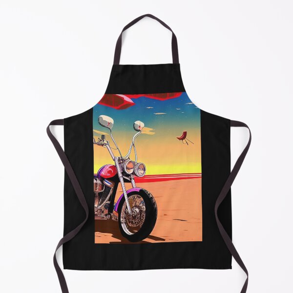 Item preview, COOL MOTORCYCLE 9ON THE BEACH RETRO STYLE designed and sold by sailorsam1805.