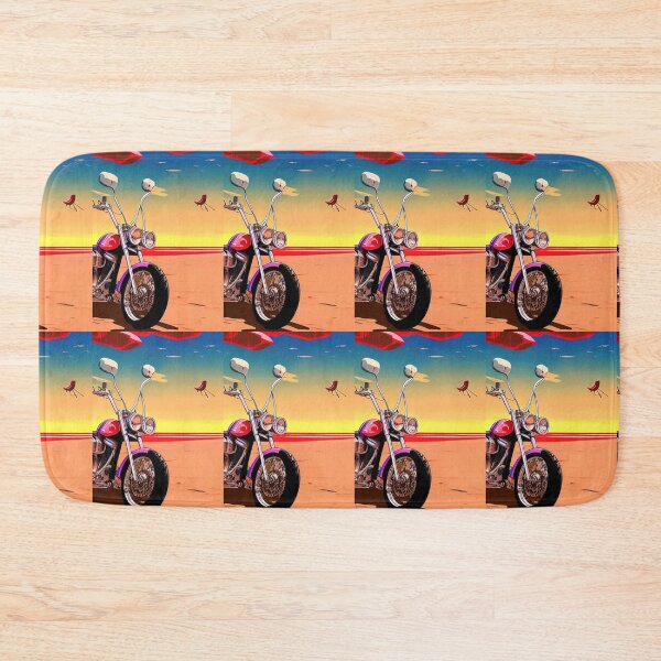 Item preview, COOL MOTORCYCLE 9ON THE BEACH RETRO STYLE designed and sold by sailorsam1805.