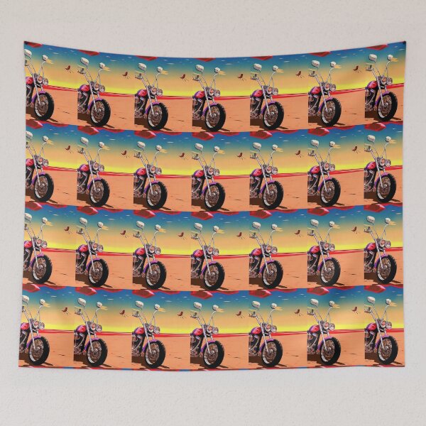 Item preview, COOL MOTORCYCLE 9ON THE BEACH RETRO STYLE designed and sold by sailorsam1805.