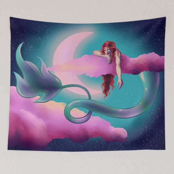 Item preview, Mermaid in the Sky designed and sold by AvalonUnmuzzled.