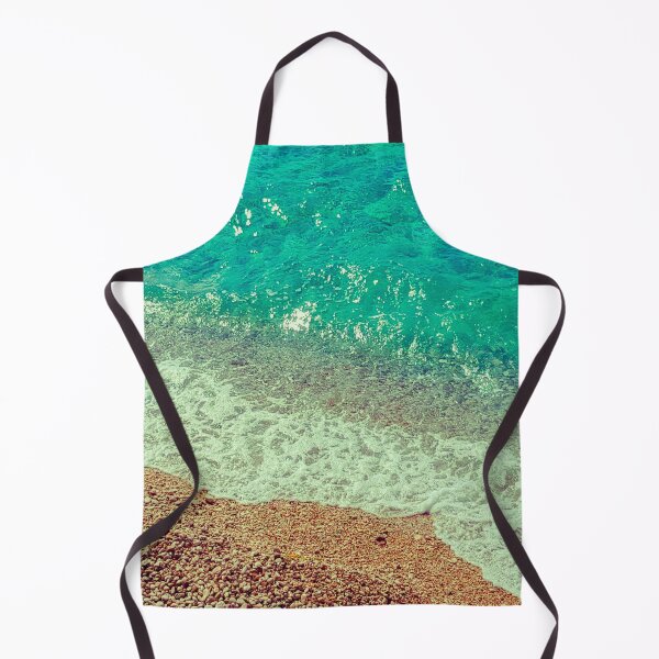 Artikelvorschau, Türkisblauer Ozean Sommerstrand Schaumige Wellen mit beigem Sand entworfen und verkauft von MyArt23.