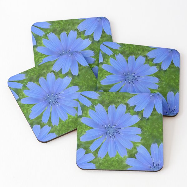 Item preview, Blue Flowering Chicory pattern designed and sold by Kestrelle.