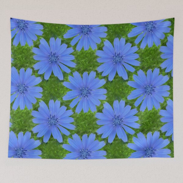 Item preview, Blue Flowering Chicory pattern designed and sold by Kestrelle.