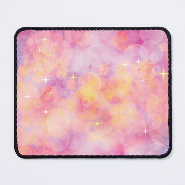 Item preview, Dreamy Background in Magenta, Orange, Yellow, Purple with Stars, Clouds and Bokeh Lights designed and sold by LDTreasures.