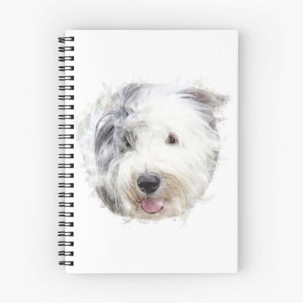 Item preview, Old English Sheepdog Watercolour Artwork designed and sold by Typeglyphs.