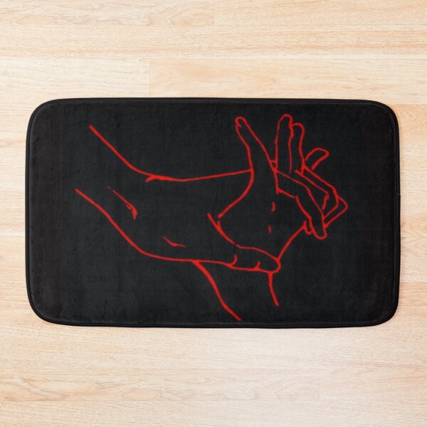 Item preview, Holding Hands Red Line Art designed and sold by adoredigitals.