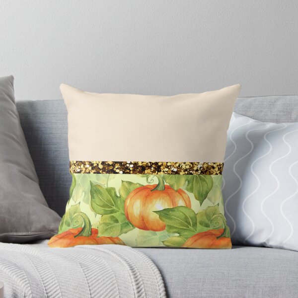 Item preview, Pumpkin Patch With Glitter (Tan) designed and sold by SimplyMe-Plus.
