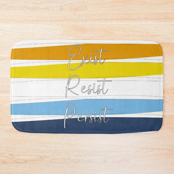 Item preview, Aroace Pride Exist, Resist, Persist  designed and sold by AmandaRoseArts.