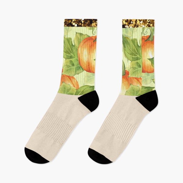 Item preview, Pumpkin Patch With Glitter (Tan) designed and sold by SimplyMe-Plus.
