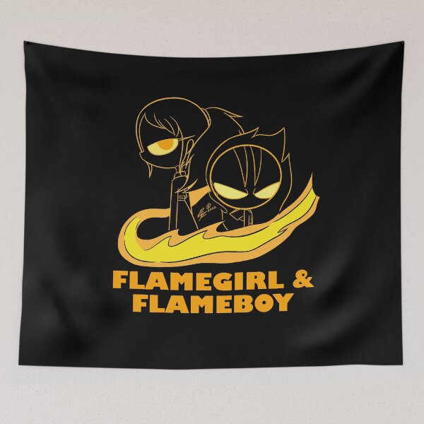 Item preview, Flamegirl & Flameboy V2 designed and sold by 25UArt.