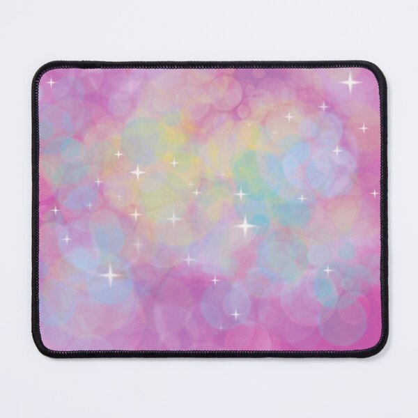 Item preview, Dreamy Background in Magenta, Lime, Blue with Stars, Clouds and Bokeh Lights designed and sold by LDTreasures.
