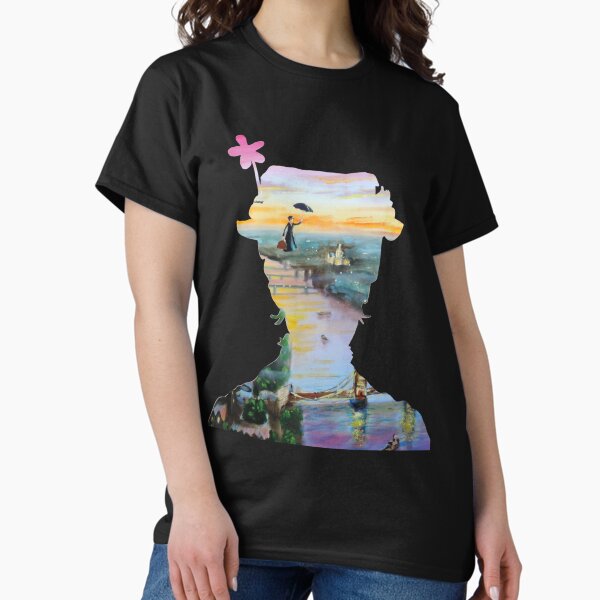 Vista previa del artículo con la obra «Mary Poppins volando sobre Londres», diseñado y vendido por PickeesKit.