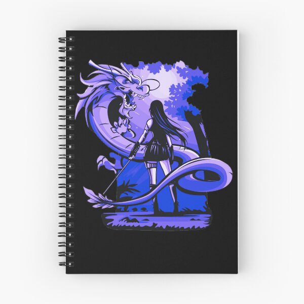 Item preview, Purple Anime Girl Samurai and Dragon design designed and sold by Dven-Clothes.