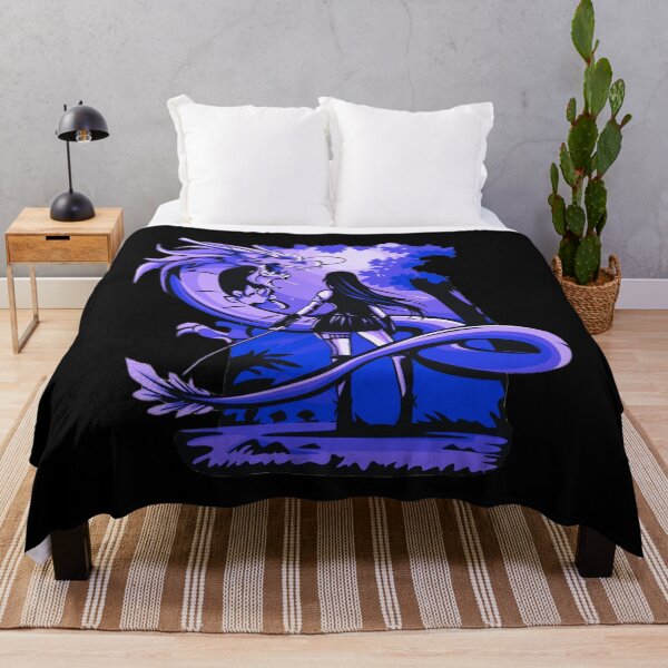 Item preview, Purple Anime Girl Samurai and Dragon design designed and sold by Dven-Clothes.