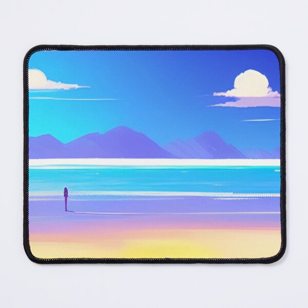 Item preview, SURREAL RETRO MOTORCYCLE ON THE BEACH designed and sold by sailorsam1805.
