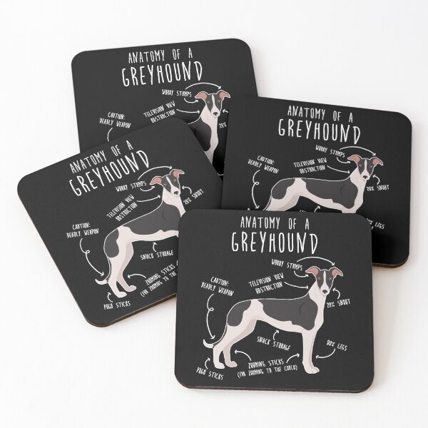 Artikelvorschau, Anatomie des Greyhound-Hundes entworfen und verkauft von Clara Hollins.