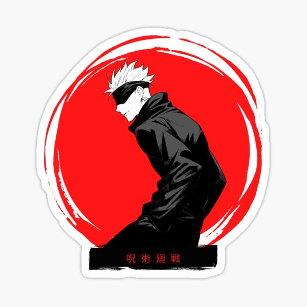 Jujutsu Kaisen Gojo Satoru Sticker For Sale By Firefitz Redbubble