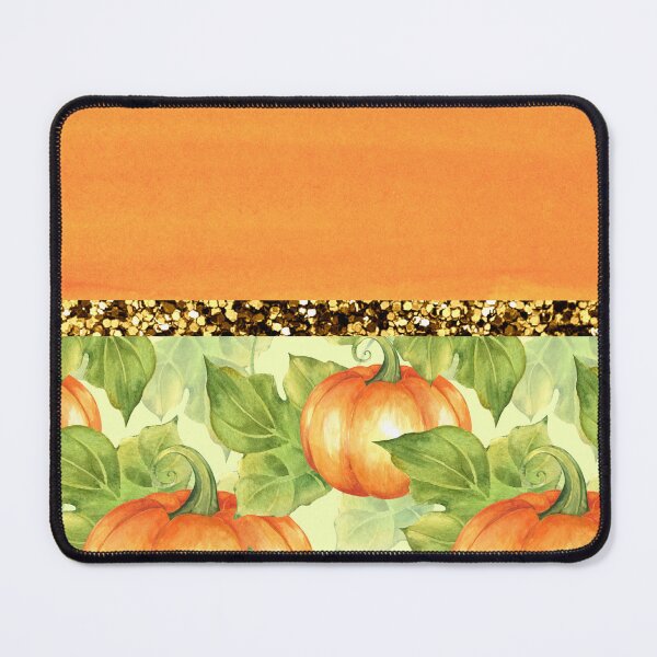 Item preview, Pumpkin Patch With Glitter (Orange Watercolor) designed and sold by SimplyMe-Plus.