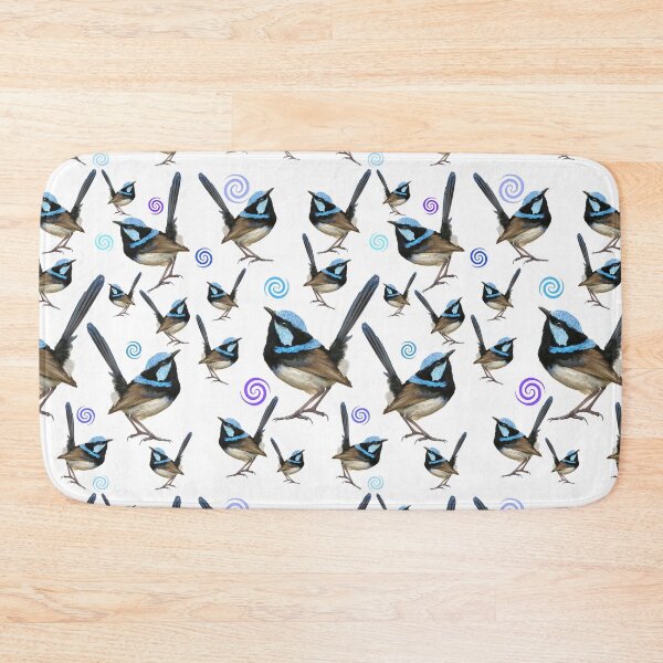 Item preview, Flock of Superb Fairy Wrens designed and sold by Kestrelle.