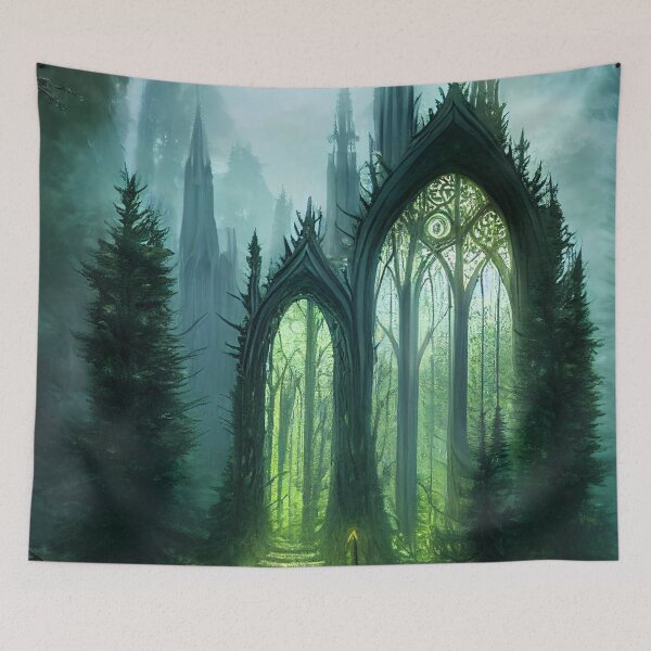 Item preview, Cathedral of The Elves designed and sold by fairytailsaiart.