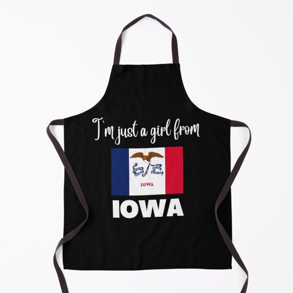 Item preview, I’m just a girl from Iowa- State pride design for women and girls designed and sold by DesignsByDaddy.