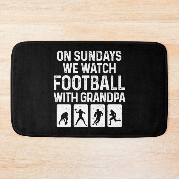 Item preview, On Sundays We Watch Football With Grandpa Love American Football designed and sold by GravitiTees.