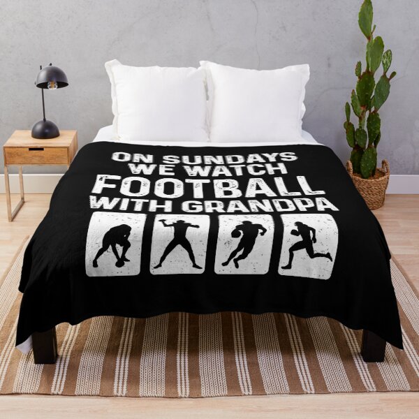 Item preview, On Sundays We Watch Football With Grandpa Love American Football designed and sold by GravitiTees.