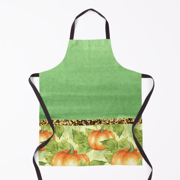 Item preview, Pumpkin Patch With Glitter (Green Watercolor) designed and sold by SimplyMe-Plus.