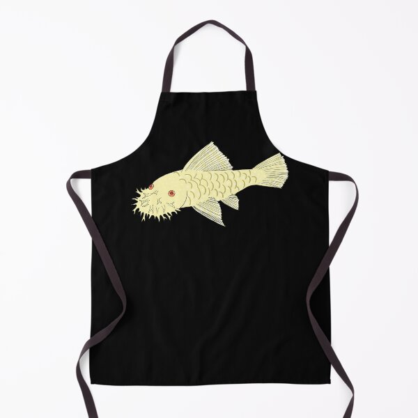Item preview, Red Eye Albino Bristlenose Pleco - Vanilla Flavor - Black Background designed and sold by ReverendMothman.