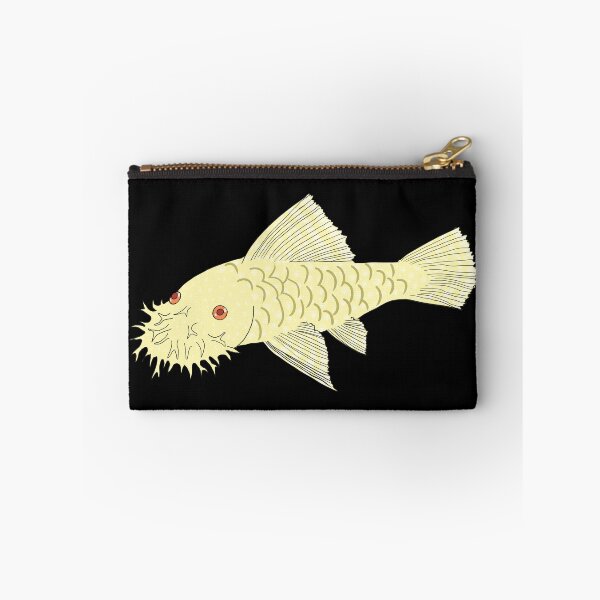 Item preview, Red Eye Albino Bristlenose Pleco - Vanilla Flavor - Black Background designed and sold by ReverendMothman.