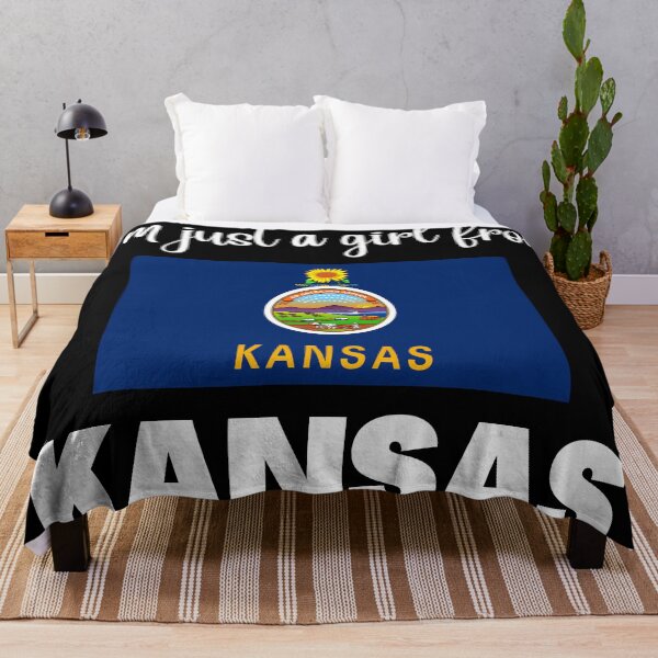 Item preview, I’m just a girl from Kansas- State pride design for women and girls designed and sold by DesignsByDaddy.