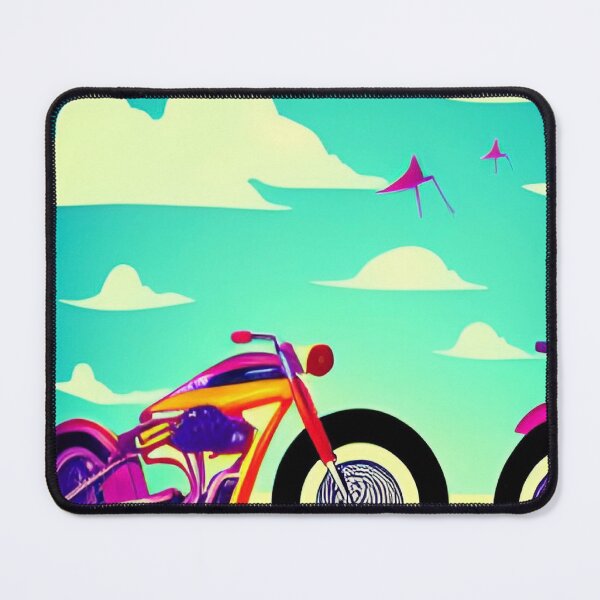 Item preview, DREAMY RETRO MOTORCYCLE ON A BEACH designed and sold by sailorsam1805.