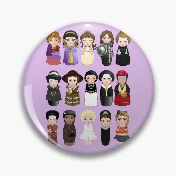 Item preview, Kokeshis Women in History designed and sold by Pendientera.