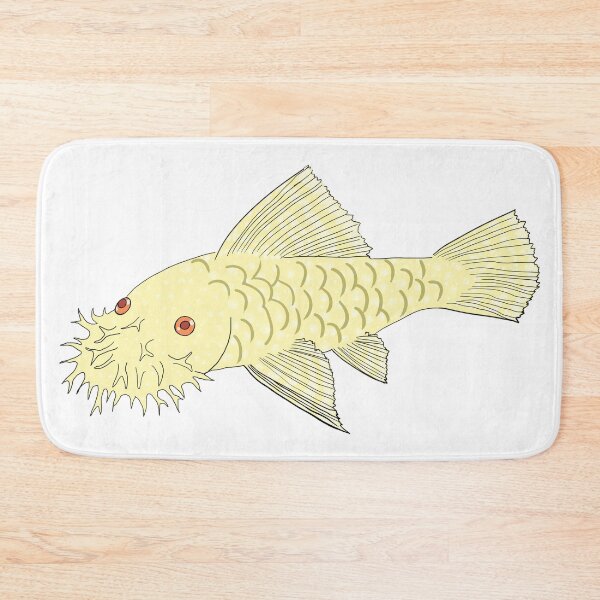 Item preview, Red Eye Albino Bristlenose Pleco - Vanilla Flavor - White Background designed and sold by ReverendMothman.