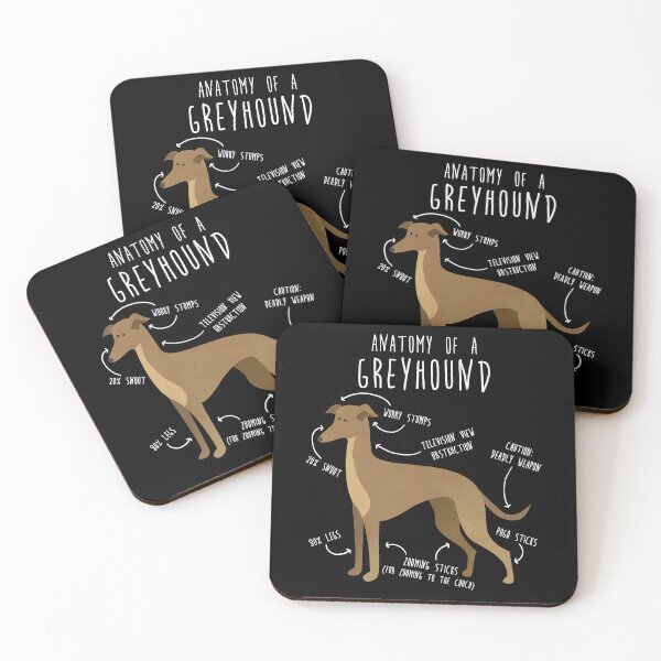 Artikelvorschau, Anatomie des Greyhound-Hundes entworfen und verkauft von Clara Hollins.