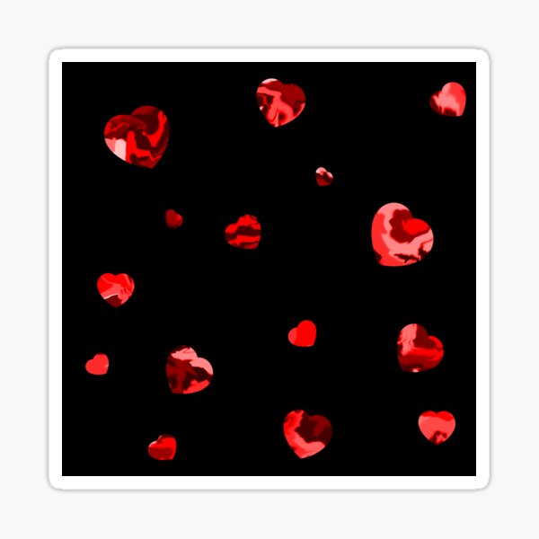 Item preview, Chaotic Hearts, Dapple Series - Red designed and sold by StephOBrien.