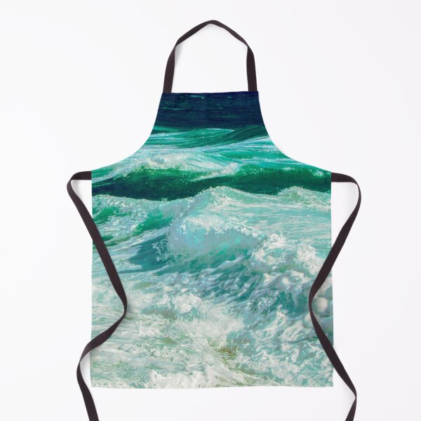 Item preview, Turquoise Blue Ocean Summer Beach Foamy Waves designed and sold by MyArt23.
