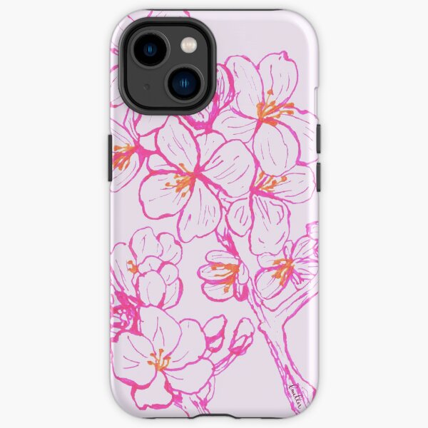 Beautiful Cherry Blossom Art iPhone Tough Case
