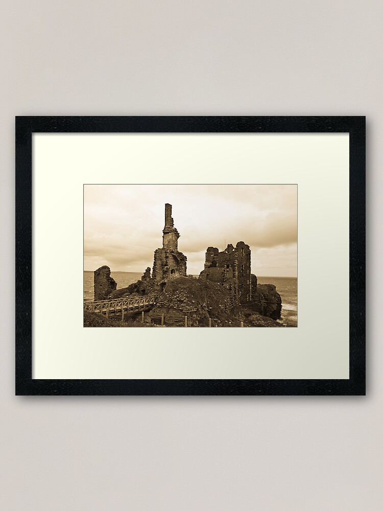 Alternate view of Sinclair Castle Framed Art Print