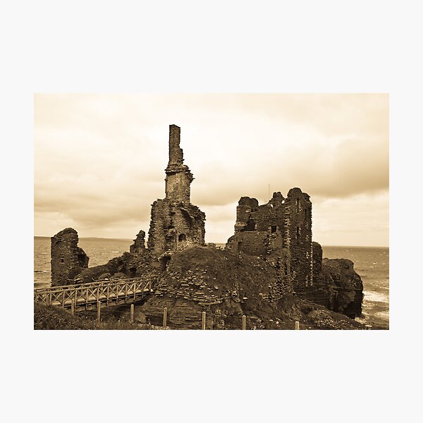 Sinclair Castle Photographic Print