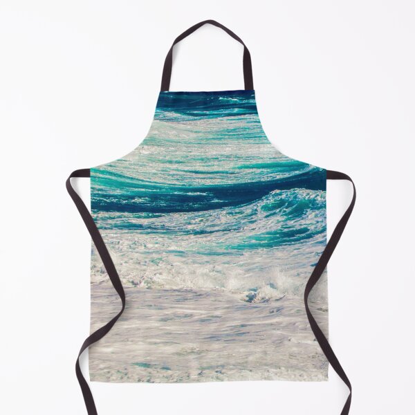 Aperçu de l'œuvre Plage d'été avec océan bleu turquoise, vagues mousseuses et sable beige créée et vendue par MyArt23.